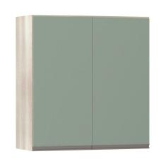 Armário Luciane 70cm 2 Portas Luci Legno Crema C/Verde