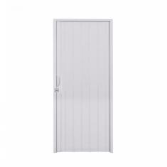 Porta Sanfonada PVC Polifort 210 x 90cm Cinza