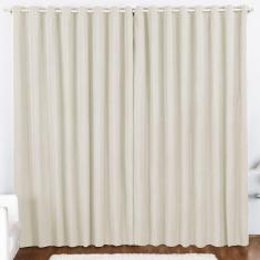 Cortina 3 Mts Sala Quarto Oxford Varão Baratissima Palha