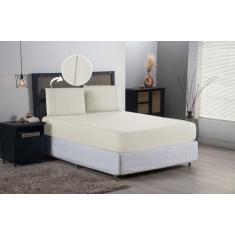 Jogo de Lençol Queen Ponto Palito 400 Fios Acetinado - Sophia Enxovais