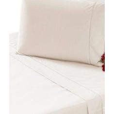 Jogo Lençol Solteiro 3 Peças 100% Algodão Percal 180 Fios - INGRID BOR