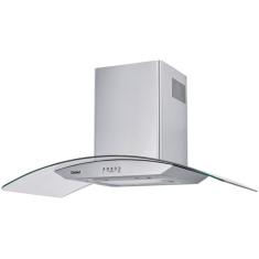 Coifa de Parede Consul 90cm Inox 5 e 6 Bocas - Vidro Curvo CAP90AR, Pr
