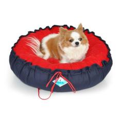 Cama Firenze para Cachorro e Gato Pet - Bichinho Chic, Vermelho, G