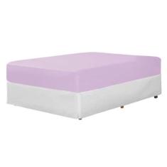 Lençol de cama King Avulso 400 Fios Com Elástico 100% algodao com elas