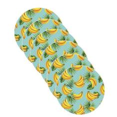 Sousplat Tropical Banana - NSW, Sem base, 6 Peças