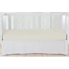 Lençol de Berço Avulso 400 Fios Com Elástico 100% algodao - Rafaloro, 