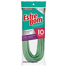 Corda Plástica Para Varal 10M, Esfrebom, Verde