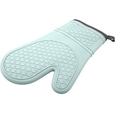 Luva Térmica De Silicone E Tecido Azul