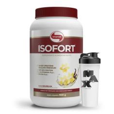 Whey Protein Isofort (900G) - Vitafor + Coqueteleira Variada