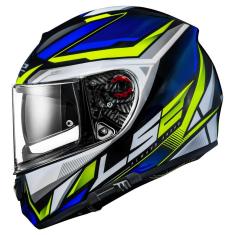 Capacete Tricomposto Ls2 Vector FF397 Rider Azul Moto