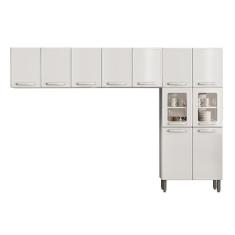 Cozinha Compacta Evidence 3 Peças (2 Armários + 1 Paneleiro) Cpt63 Branco - Bertolini