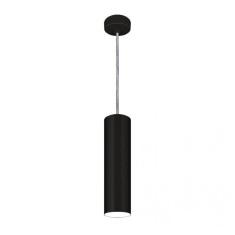 Pendente Viena Tubo 30cm Woods Preto Micro