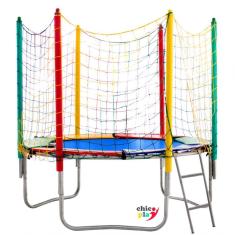 Cama Elástica 2,00m Chicoplay Lona Azul Nacional