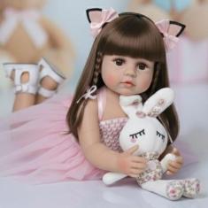 Bebe Reborn Realista Menina Unicórnio New Happy