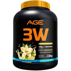 WHEY 3W AGE - WPC + WPI + WPH - (1.8KG) - PROMOçãO Baunilha 