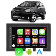 Kit Central Multimidia Android Auto Carplay Captiva 2008 2009 2010 201