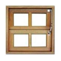 Vitrô Basculante Reto Batente 10 Caravaggio, 0,80 m (altura) x 0,60 m 