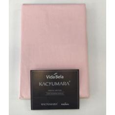 Lençol Queen com Elástico Vida Bela 200 Fios Kacyumara,  Rose