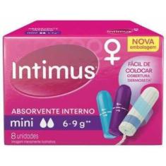 Absorvente Interno Intimus Mini - 8 Unidades