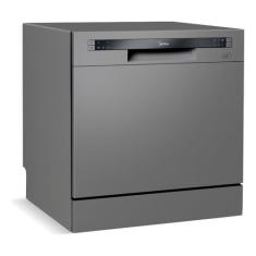 Lava Louças 8 Serviços Midea Cor Cinza 110v DWA08S1