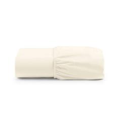 Lençol De Baixo Casal Padrão Avulso Com Elástico Primor Percal 400 Fios - Palha