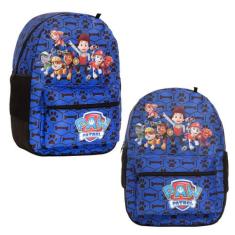 Bolsa Escolar Masculina Patrulha Canina Tam G Costas Azul - TOYS 2U