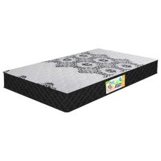 Colchão Solteiro Gazin 88x22x188cm - Densidade D33 Cr403a Preto/branco