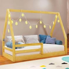 Mini-Cama Montessoriana Eduarda Madeira Maciça Pinus - Rodmoveis