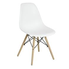 Cadeira Eiffel Com Base De Madeira Branca MOR 009401