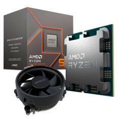 Processador Amd Ryzen 5 8600g, 4.3ghz (5.0ghz Boost), Am5, Zen 4, Cache 22mb, Amd Radeon 760m