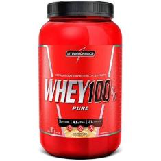 Whey Protein 100% Pure Pote (900g) Integralmedica, Baunilha