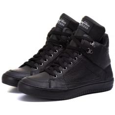 Tênis Feminino Botinha Treino Academia Fitness Couro - Calçado Fitness