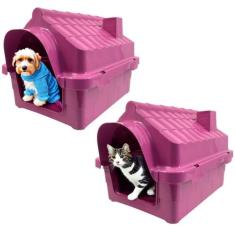 2x Casinha Pet N1 Casa para Cachorro Gato Conforto e Segurança - Supri