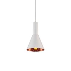 Lustre Pendente Orluci Provetta OR1394 Branco e Bronze E27 Bivolt