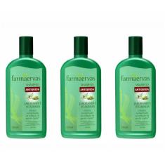 Farmaervas Antiqueda Shampoo 320ml (Kit C/03)