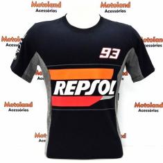 Camiseta Honda Cbr Repsol 93 Preta - All 242