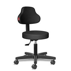 Cadeira Mocho Estética Fisioterapia Preto 1592 Plus Cadeira Brasil