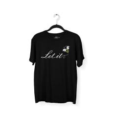 Camiseta Masculina Let it Bee Preta