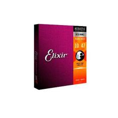 Corda .010 Extra Light Bronze 80-20 Para Violão Aço Nanoweb Elixir [f108]