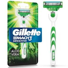 Gillette Aparelho De Barbear Mach3 Sensitive + 1 Carga