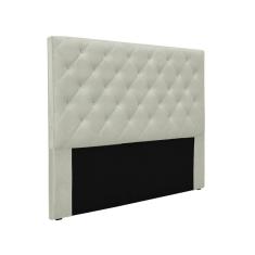 Cabeceira Cama Box Casal 140 cm Tania Veludo Prata S04 - D`Rossi