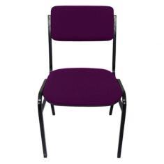 Cadeira Empilhável Para Auditórios Linha Hotel Smart Roxo