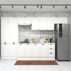 Cozinha Modulada Aurora Completa Clássica 350cm Provençal - Casa Lar S