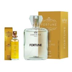 Kit Perfume Masculino Fortune Amakha Paris 100Ml E 15Ml
