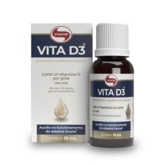 Vitamina D 2000ui Vita D3 Vitafor 10ml em Gotas
