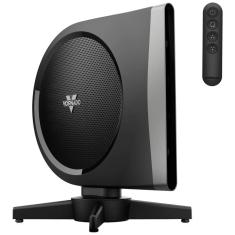 Ventilador de Torre Oscilante, Estilo Moderno com 5 Velocidades, Silencioso, Controle Remoto e Digital, 110V, Vornado, Preto  