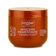 Máscara Capilar Tonalizante Ruivo Cobre Veggue Profissional 500g