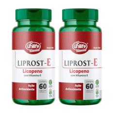 Kit 2 Liprost E Unilife Licopeno com Vitamina E 60 Cápsulas
