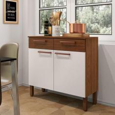 Balcão Gabinete de Cozinha 90 cm 2 Portas Nala Kits Paraná - Kit's Par