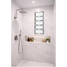 Vitro Basculante Alumínio Brilhante 1 Seção 100X40 Brecorimo